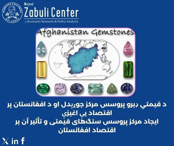 ایجاد مرکز پروسس سنگ‌های قیمتی و تأثیر آن بر اقتصاد افغانستان